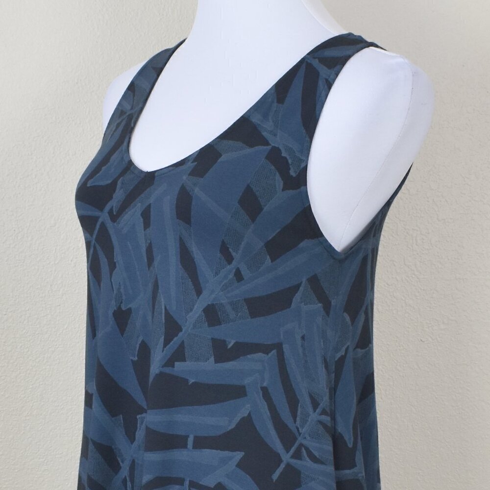 Fresh Produce Printed Tropical Asymmetrical Jersey Dress - S - Picture 3 of 9